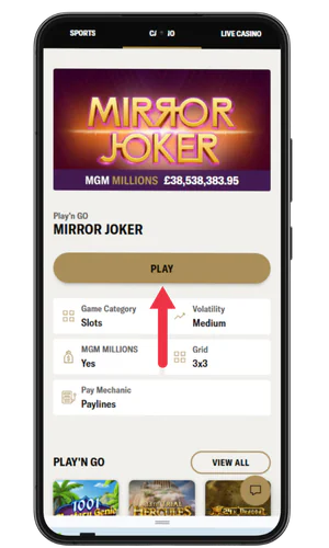 Now you can play Mirror Joker